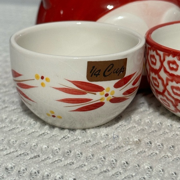 Red and White nesting Owl Measuring Cup - Picture 7 of 7